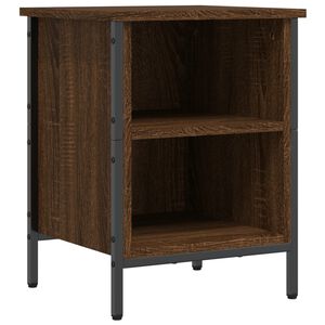 vidaXL Armoire &agrave; chaussures ch&ecirc;ne marron 38x35x50 cm bois d'ing&eacute;nierie