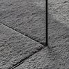 vidaXL Tapis HUARTE &agrave; poils courts doux et lavable anthracite 80x250cm