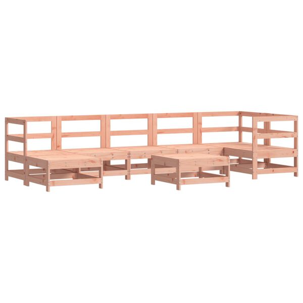 vidaXL Salon de jardin 8 pcs bois massif douglas