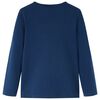 T-shirt enfants manches longues bleu marine 128