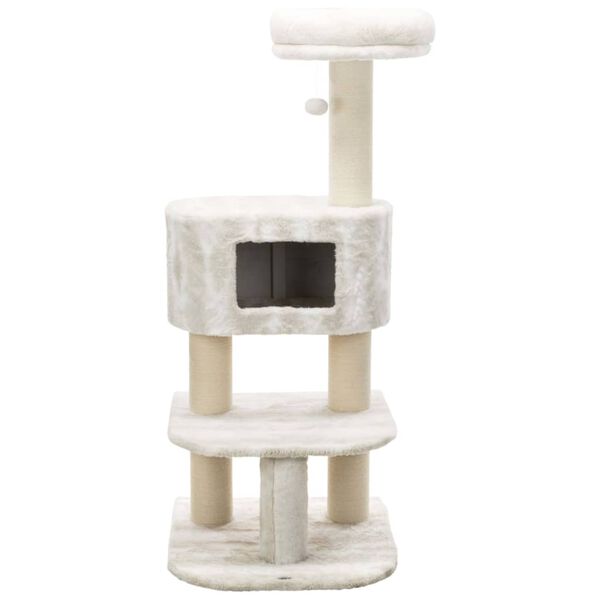 TRIXIE Griffoir pour chats Nelli Blanc et taupe