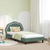 vidaXL Cadre de lit pour enfants avec t&ecirc;te de lit Vert Mer 80 x 200 cm