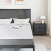 vidaXL Surmatelas Blanc 140 x 190 cm Tissu en Tricot