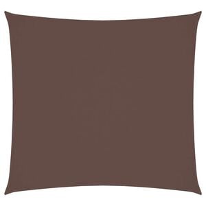 vidaXL Voile de parasol tissu oxford carr&eacute; 2x2 m marron