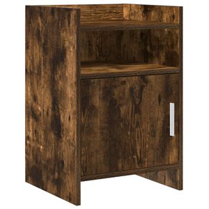 vidaXL Tables de chevet Ch&ecirc;ne fum&eacute; 40 x 36 x 60 cm Bois d'ing&eacute;nierie