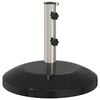 vidaXL Base de parasol pour poteau de 40 &agrave; 50 mm 26.75 kg Noir