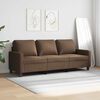 vidaXL Canap&eacute; &agrave; 3 places Marron 180 cm Tissu