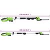 vidaXL Set outils &eacute;lectriques jardin sans fil 3pcs chargeurs/batteries