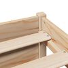 vidaXL Lit biblioth&egrave;que sans matelas 140x190 cm bois de pin massif