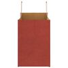 vidaXL Sacs en papier 50 pcs avec poign&eacute;es rouge 32x17x25 cm