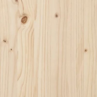 vidaXL Lit pour personne âgée 75x190 cm bois massif de pin