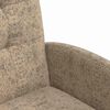 vidaXL Chaises de Salle &agrave; Manger avec Roues 2 pcs Gris clair