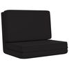 vidaXL Chaise pliable de sol Noir Similicuir