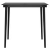 vidaXL Ensemble &agrave; manger de jardin coussins 5 pcs Marron/noir