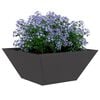 vidaXL Cache-pot de jardin 5 pcs Noir 35 x 35 x 15 cm