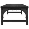 vidaXL Support de moniteur Ch&ecirc;ne noir 85 x 23 x 15,5 cm
