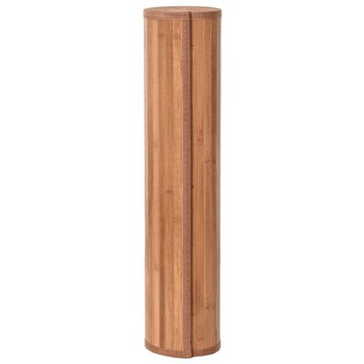 vidaXL Tapis rectangulaire naturel 80x200 cm bambou