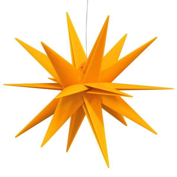 vidaXL Lumi&egrave;re de No&euml;l avec LED pliable jaune 43 cm