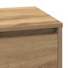 vidaXL Cabinet de chevet avec tiroir Ch&ecirc;ne artisanal 71 x 34,5 x 75 cm