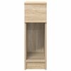 vidaXL Table de chevet avec tiroir ch&ecirc;ne sonoma 20x36x60 cm