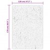 vidaXL Tapis shaggy &agrave; poils longs moderne beige anthracite 120x170 cm