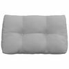 vidaXL Coussin de Dos Gris nuage 80 x 24 x 50 cm tissu