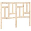 vidaXL T&ecirc;te de lit 125,5x4x100 cm Bois massif de pin
