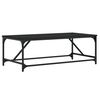 vidaXL Table basse Noir 100x50x35 cm Bois d'ing&eacute;nierie