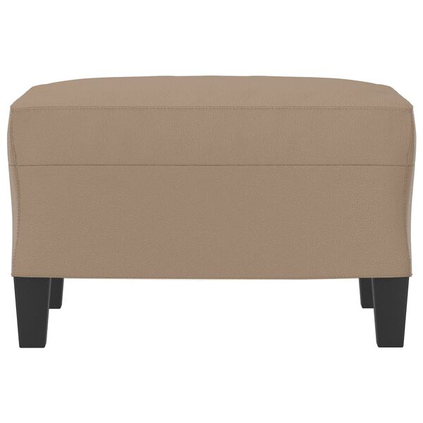 vidaXL Repose-pied Cappuccino 60x50x41 cm Similicuir