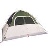 vidaXL Tente familiale &agrave; d&ocirc;me 6 personnes vert imperm&eacute;able