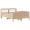 vidaXL Cadre de lit sans matelas 140x190 cm bois de pin massif