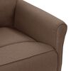 vidaXL Fauteuil Marron Tissu