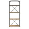 vidaXL &Eacute;tag&egrave;re Ch&ecirc;ne artisanal 60 x 30 x 146 cm Bois d'ing&eacute;nierie