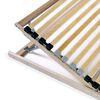 vidaXL Sommier &agrave; lattes sans matelas avec 28 lattes 7 zones 90x200 cm