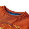 T-shirt enfants &agrave; manches longues rouille clair 104