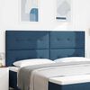 vidaXL T&ecirc;te de lit LED avec des lumi&egrave;res &agrave; LED Bleu 200 cm Polyester