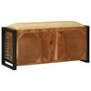 vidaXL Cabinet Banc Multicolore Bois massif de r&eacute;cup&eacute;ration