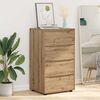 vidaXL Armoires de rangement 2 pcs Ch&ecirc;ne artisanal 60 x 48 x 105 cm