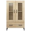 vidaXL Buffet haut Ch&ecirc;ne sonoma 70x31x115 cm Bois d'ing&eacute;nierie