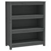 vidaXL Biblioth&egrave;que Gris 80x35x97 cm Bois de pin massif