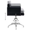 vidaXL Unit&eacute; de rin&ccedil;age de shampoing avec chaise de salon Similicuir