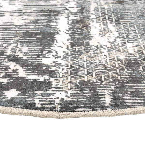 vidaXL Tapis lavable multicolore &Oslash; 120 cm antid&eacute;rapant