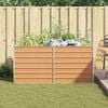 vidaXL Jardini&egrave;re sur&eacute;lev&eacute;e Marron Clair 160 x 80 x 77 cm