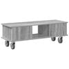 vidaXL Meuble TV Gris Sonoma 100 x 35 x 35 cm Bois d'ing&eacute;nierie
