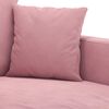 vidaXL Ensemble de canap&eacute;s 4 pcs avec coussins Rose Velours