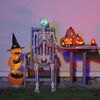 vidaXL Squelette d'Halloween Blanc 155 x 38.5 cm Plastique