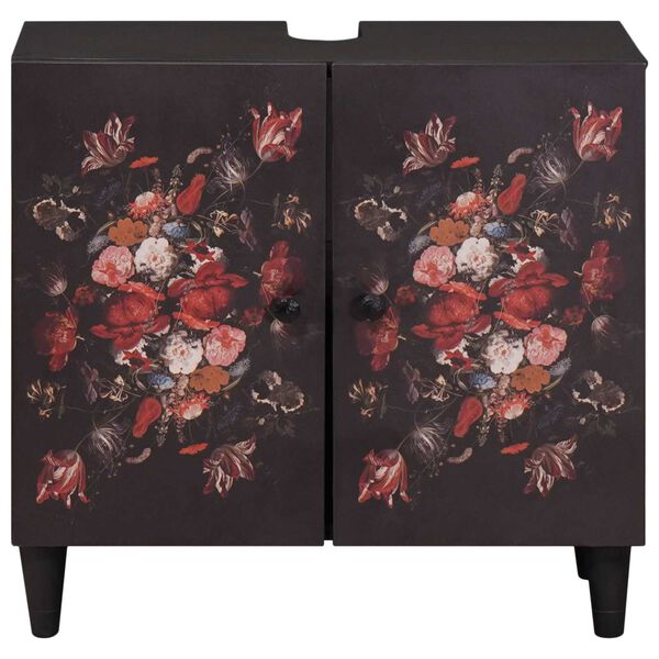 vidaXL Armoire d'&eacute;vier avec stockage Multicolore 62 x 33 x 58 cm