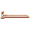 vidaXL Cadre de lit Marron 75 x 190 cm bois