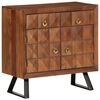 vidaXL Armoire &agrave; tiroirs marron miel 70x35x70 cm bois massif d'acacia