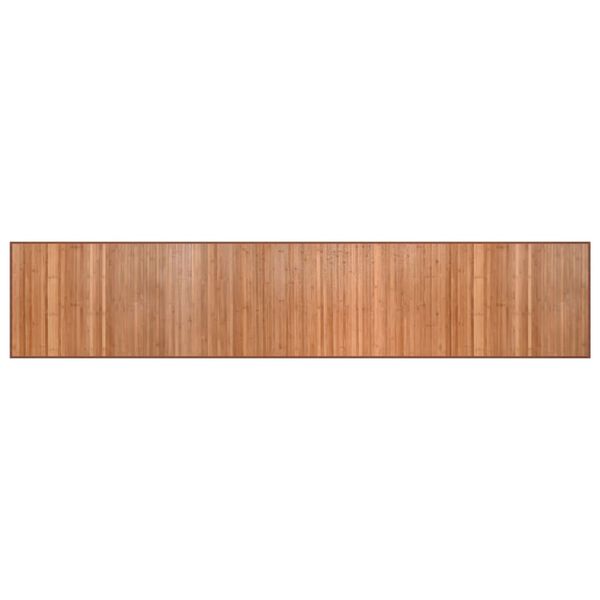 vidaXL Tapis rectangulaire naturel 60x300 cm bambou